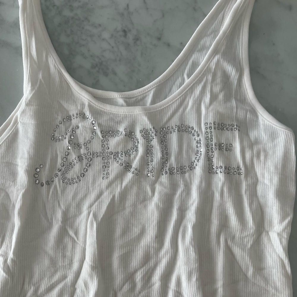 Victoria Secrets Bride Tank Tops